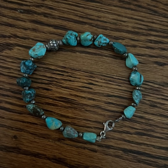 Turquoise Necklace and Bracelet - Picture 4 of 5